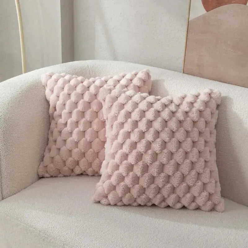 3D Soft Plush Throw Pillowcase