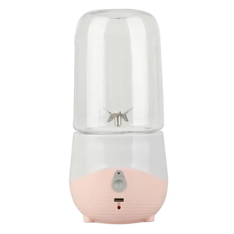 Licuadora portátil recargable por USB, mini exprimidor, licuadora doméstica para jugos, batidos y licuados, extractor de jugos.