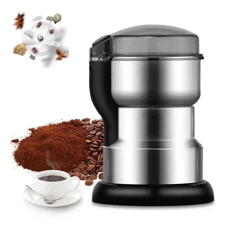 Molinillo eléctrico de acero inoxidable de 400 W, pulverizador de alimentos para bebés, molinillo de granos de café, molienda rápida, máquina trituradora multifunción