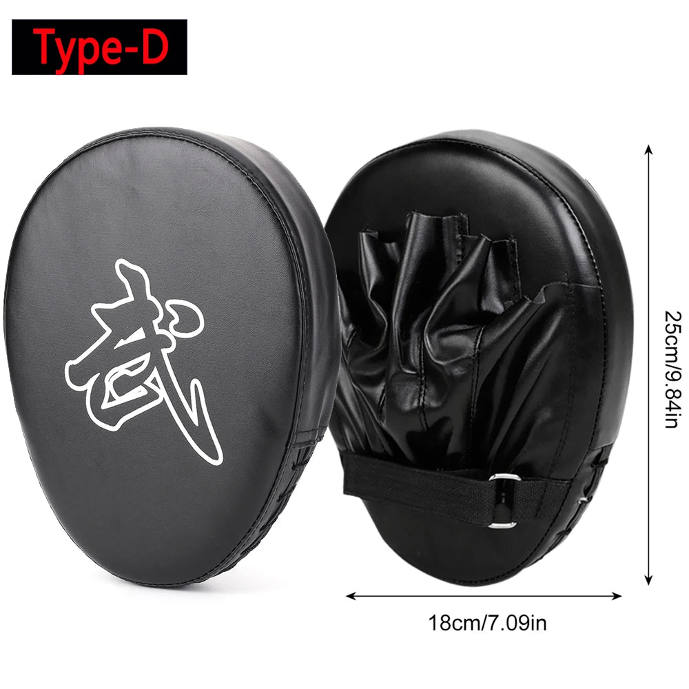 1PC PU Leather Boxing Focus Pad Kickboxing Punch Mitts Training Paws Pads Boxing Equipment for Kicking Boxing Shield Training