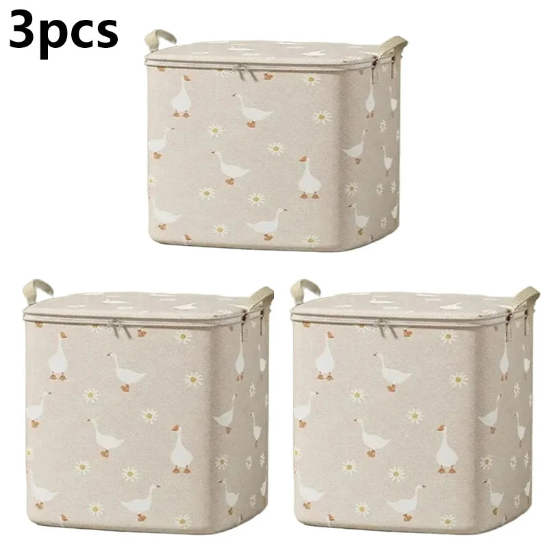 Bolsa organizadora de almacenamiento para artículos de primera necesidad, plegable, impermeable y de alta capacidad.