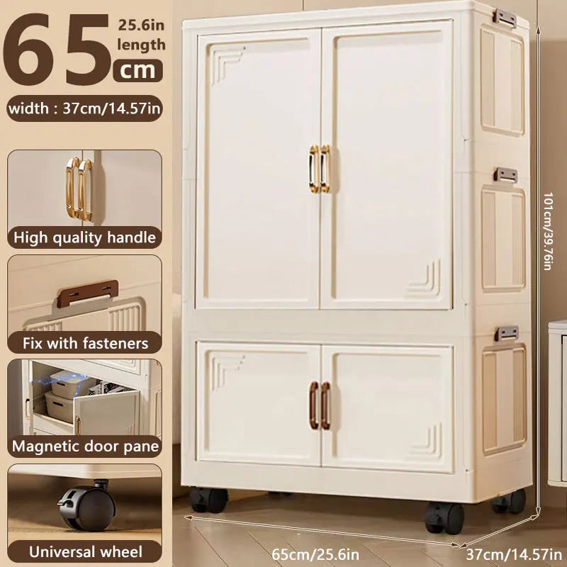Multi-specification Large Capacity Wardrobe Foldable Easy Install Clothes Storage Cabinet  Organizer for Home