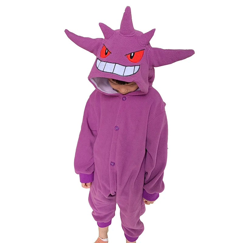 Pijama Kigurumi de dibujos animados para adultos y niños, cómodo y elegante.