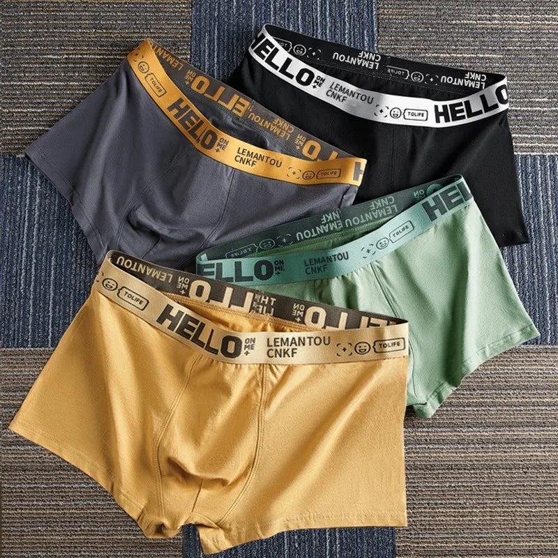 6Pcs Underwear Comfortable and  Breathable Boxers for Men