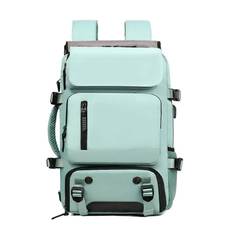 Handheld multifunctional backpack, short distance travel bag, large capacity independent shoe cabinet backpack, computer bag