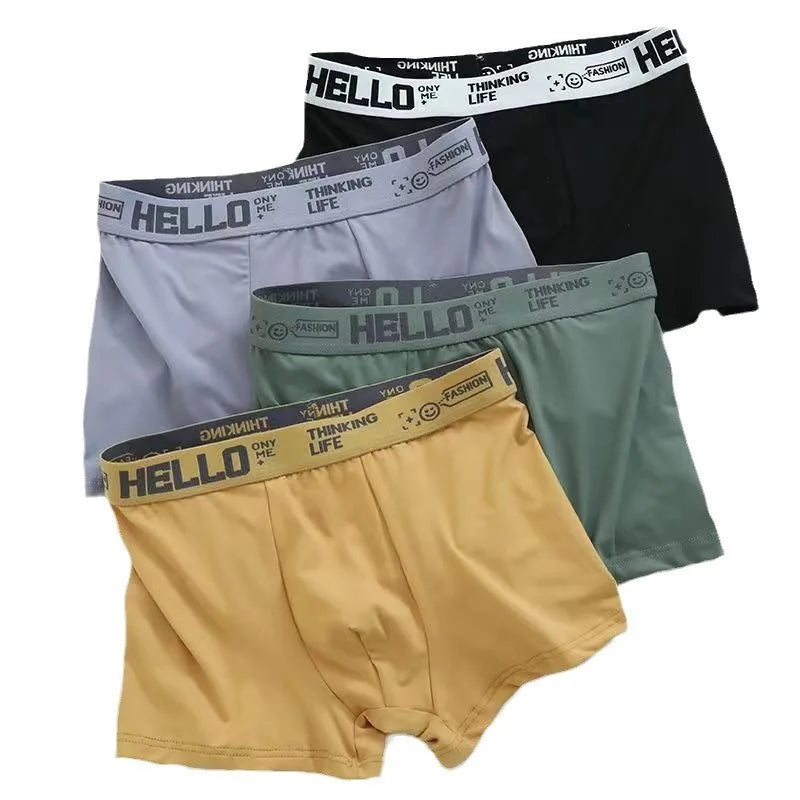 6Pcs Underwear Comfortable and  Breathable Boxers for Men