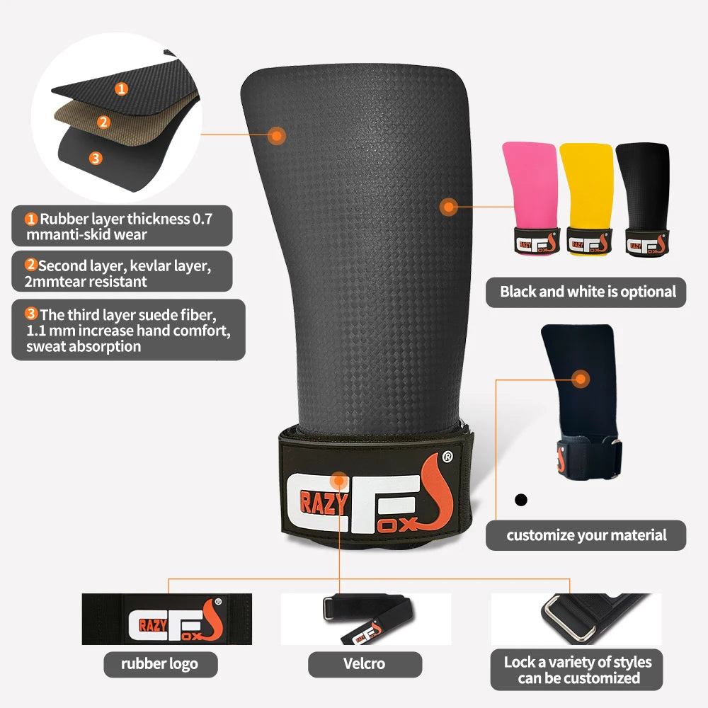 Weightlifting Grip Lifting glove Guantes GYM Guantes Para Entrenar Gym перчатки для подтягивая Luva Musculação Calleras