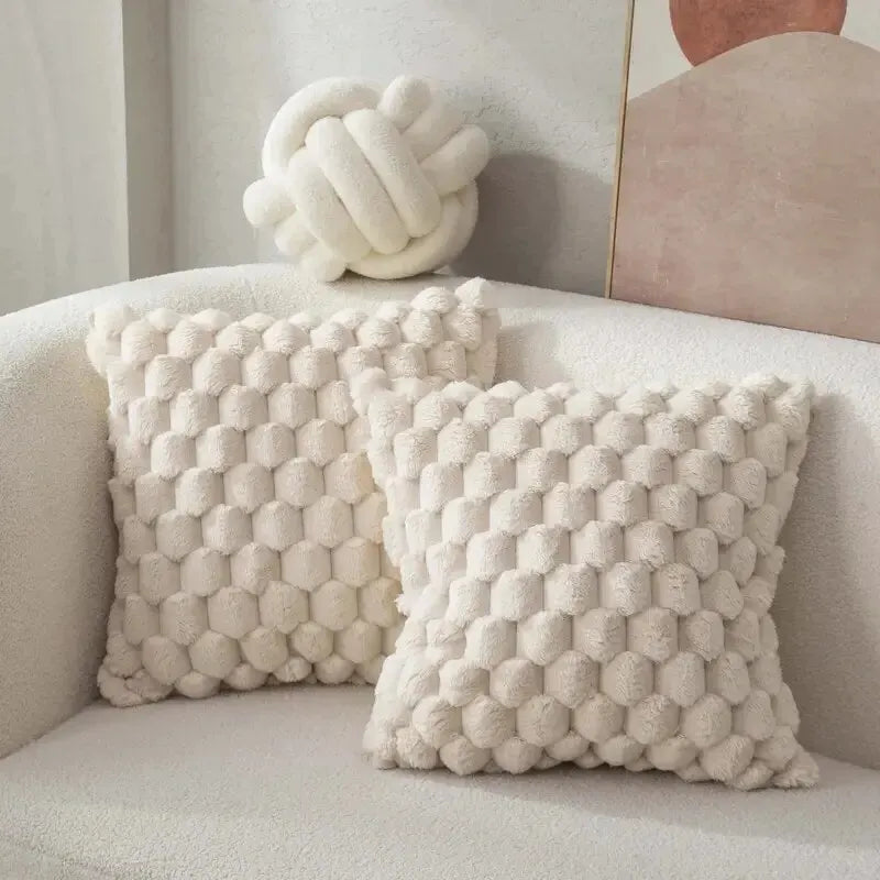 3D Soft Plush Throw Pillowcase