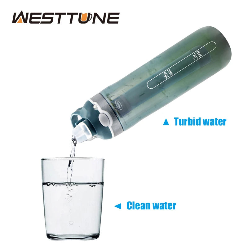 filtro purificador de agua de 750ml