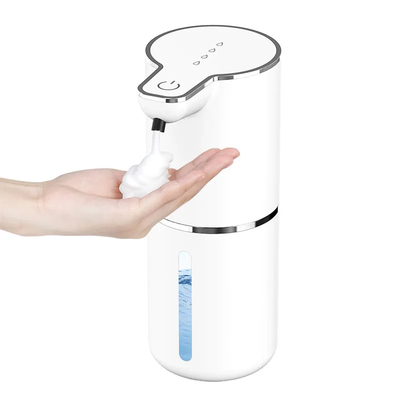 Dispensador automático de jabón ABS, multilíquido, espuma rápida, diseño que ahorra espacio, para baño y cocina, uso dual.