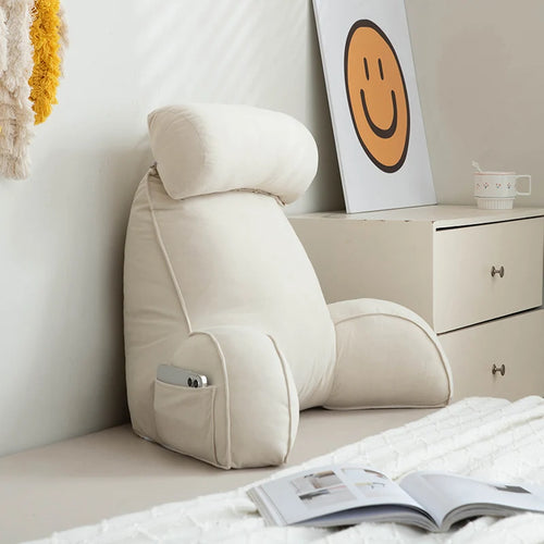 1 almohada de apoyo lumbar para cama, sofá, lectura, verano, para sala de estar, dormitorio, decoración del hogar.