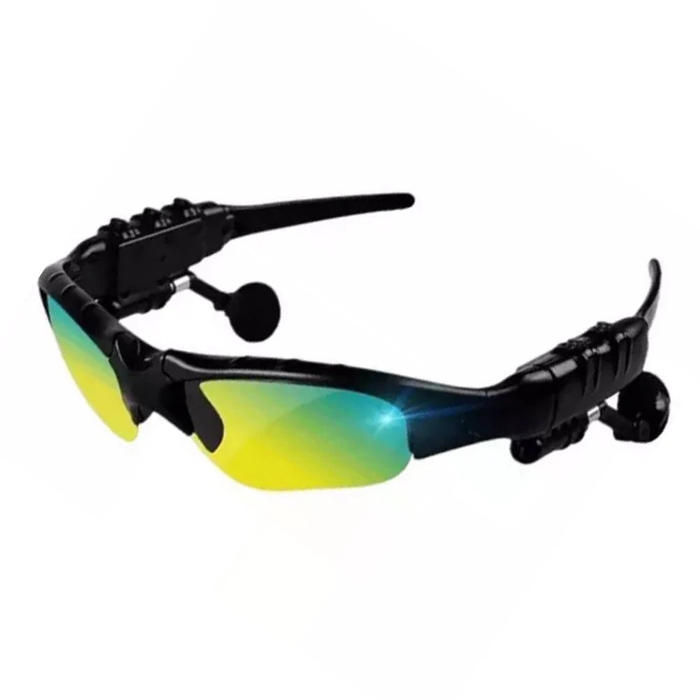 Bluetooth-compatible 5.0 Stereo Earphones Wireless Headset Mic Smart Glasses Sunglasses for Cycling Noise Reduction Headphones