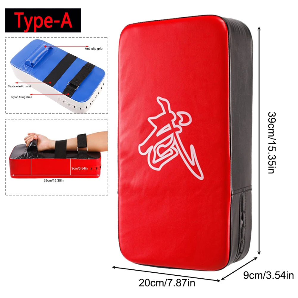 1PC PU Leather Boxing Focus Pad Kickboxing Punch Mitts Training Paws Pads Boxing Equipment for Kicking Boxing Shield Training
