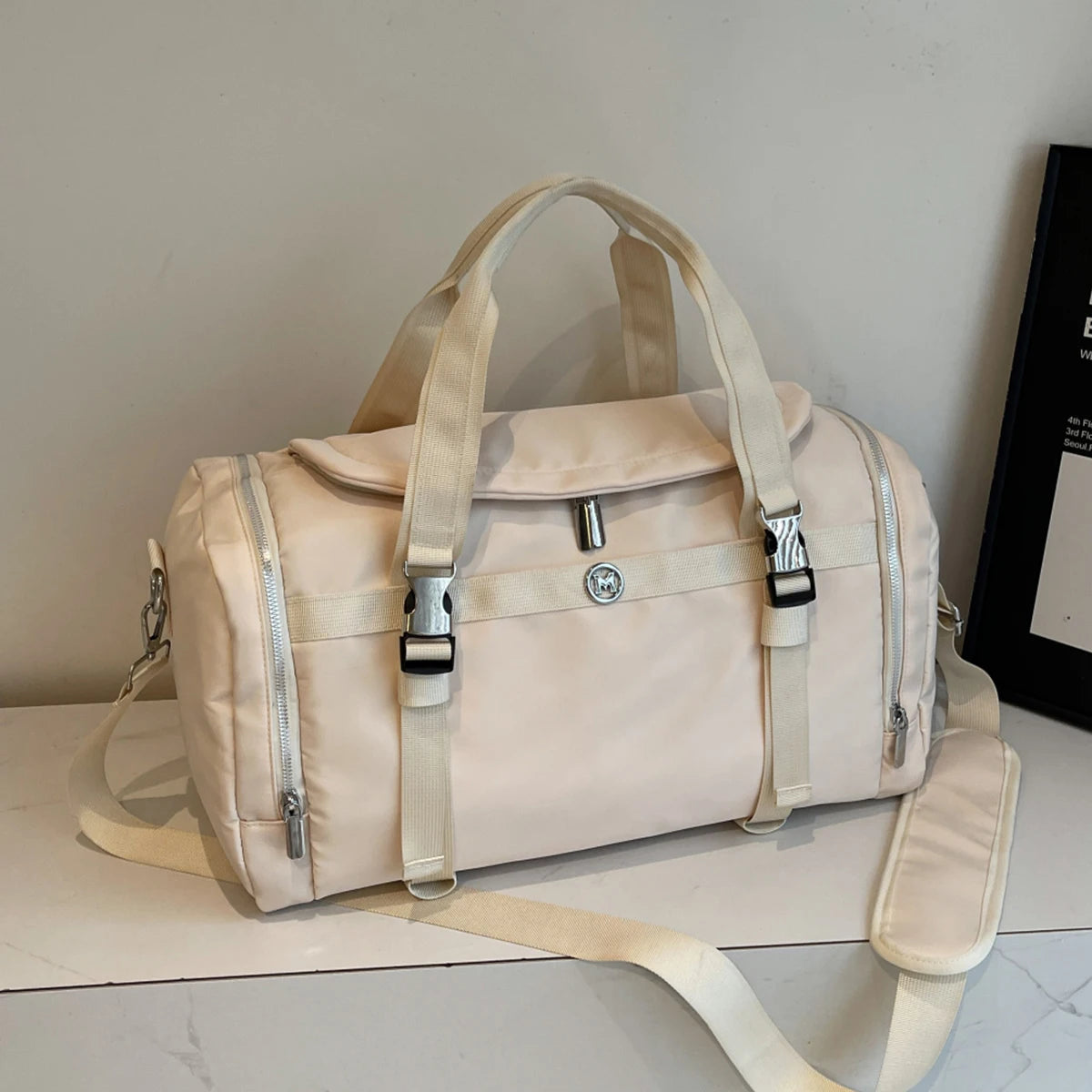 Nueva bolsa de viaje de gran capacidad, bandolera, bolsa de almacenamiento, bolsa de embarque para viajes de negocios, bolsa deportiva para fitness.