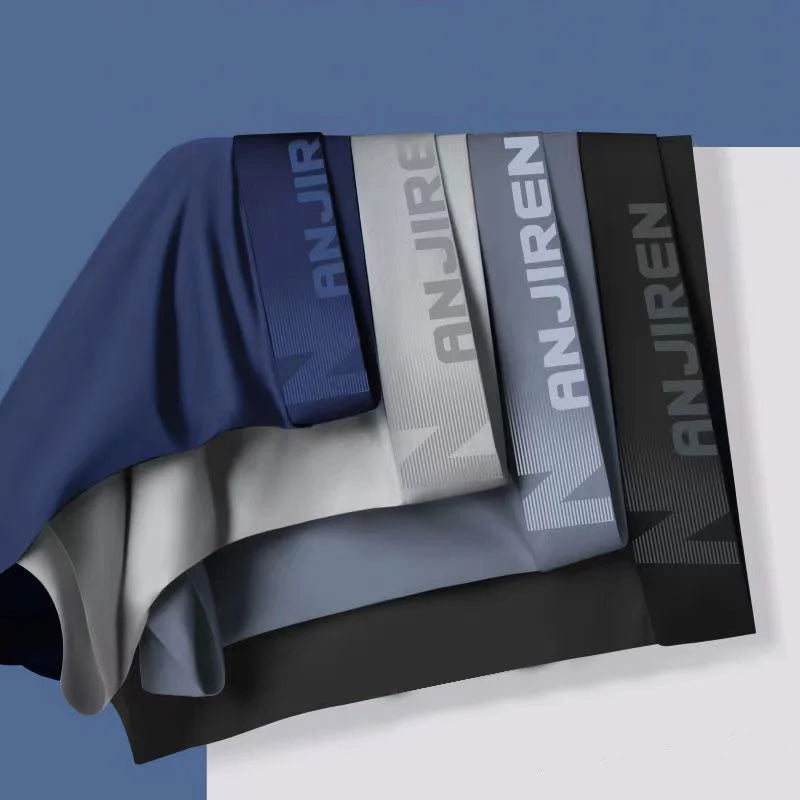 4pcs Underwear  Ice Silk for Male