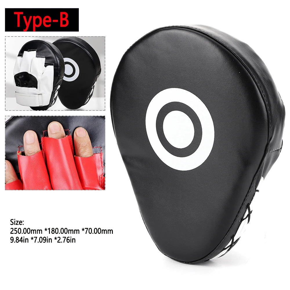 1PC PU Leather Boxing Focus Pad Kickboxing Punch Mitts Training Paws Pads Boxing Equipment for Kicking Boxing Shield Training