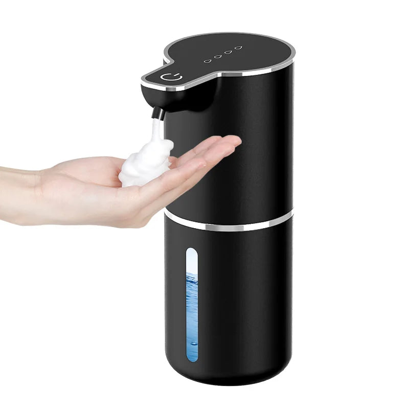 Dispensador automático de jabón ABS, multilíquido, espuma rápida, diseño que ahorra espacio, para baño y cocina, uso dual.