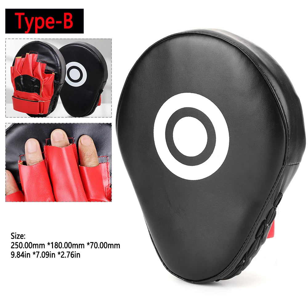 1PC PU Leather Boxing Focus Pad Kickboxing Punch Mitts Training Paws Pads Boxing Equipment for Kicking Boxing Shield Training