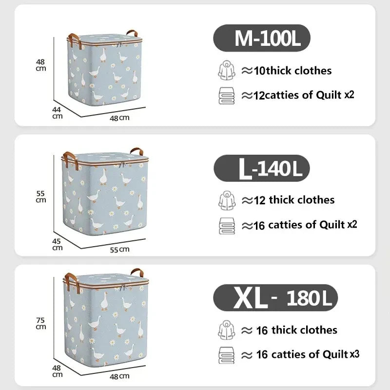 Bolsa organizadora de almacenamiento para artículos de primera necesidad, plegable, impermeable y de alta capacidad.