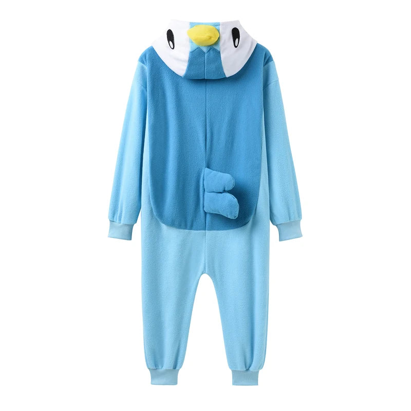 Pijama Kigurumi de dibujos animados para adultos y niños, cómodo y elegante.