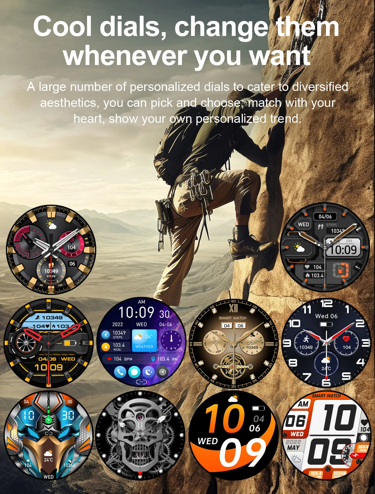 Reloj inteligente AMOLED para Android e iOS, con linterna, deportivo, resistente al agua, rastreador de actividad física, Bluetooth, llamadas y caja.