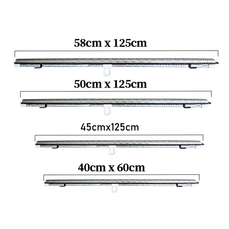 Office Window Sun-shading Curtains Universal Roller Blinds Suction Cup Sunshade Nail-free Blackout Curtain Car Bedroom Kitchen