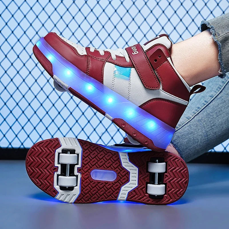 Roller Skates with Lights 4 Wheels