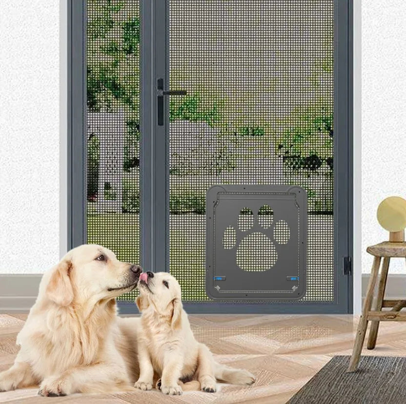 Pet door openings, screen windows, free access, new safety, easy installation, outdoor fashion, beauty, lock screen