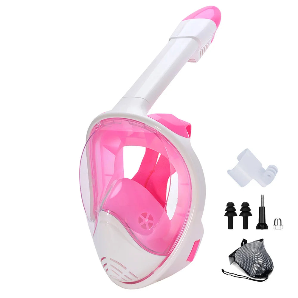 Mascara  para hacer Snorkel, con careta amplia.