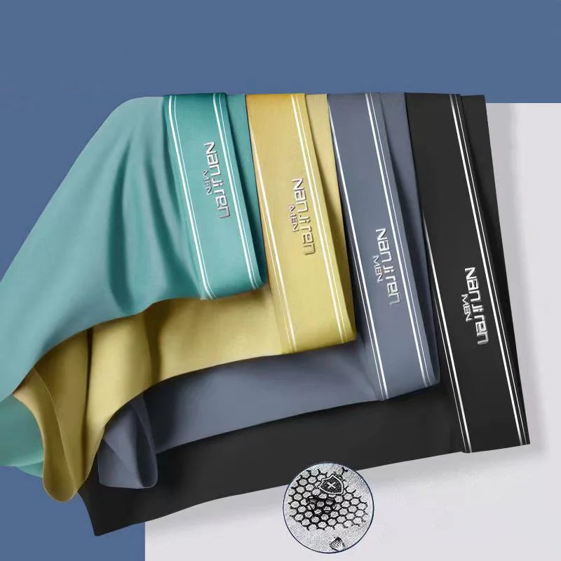 4pcs Underwear  Ice Silk for Male