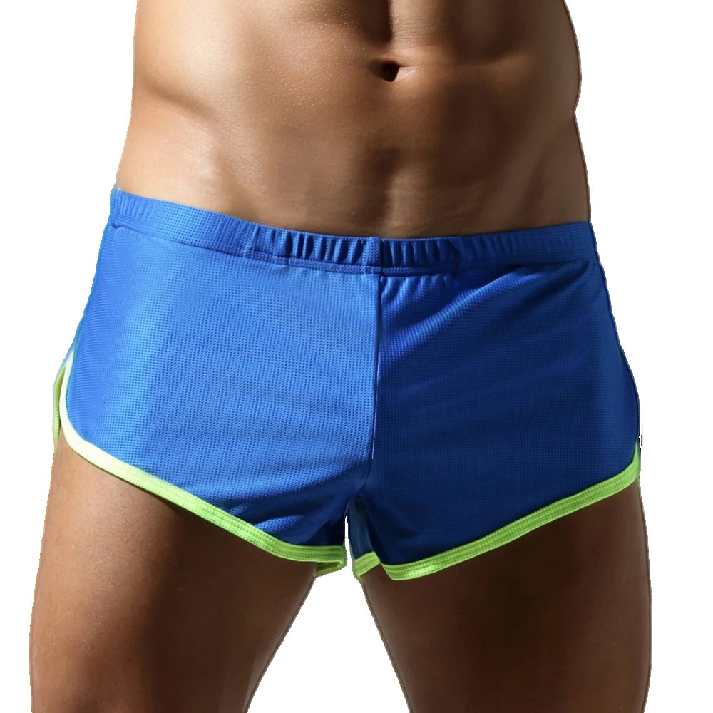 Men's underwear, loose and comfortable breathable mesh boxer shorts
