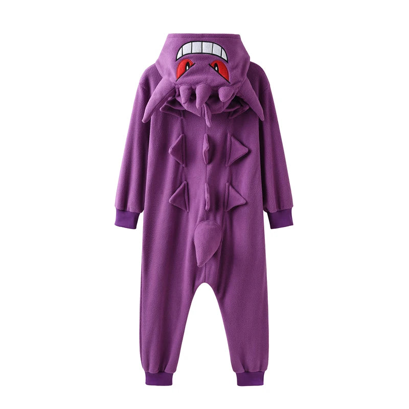 Pijama Kigurumi de dibujos animados para adultos y niños, cómodo y elegante.