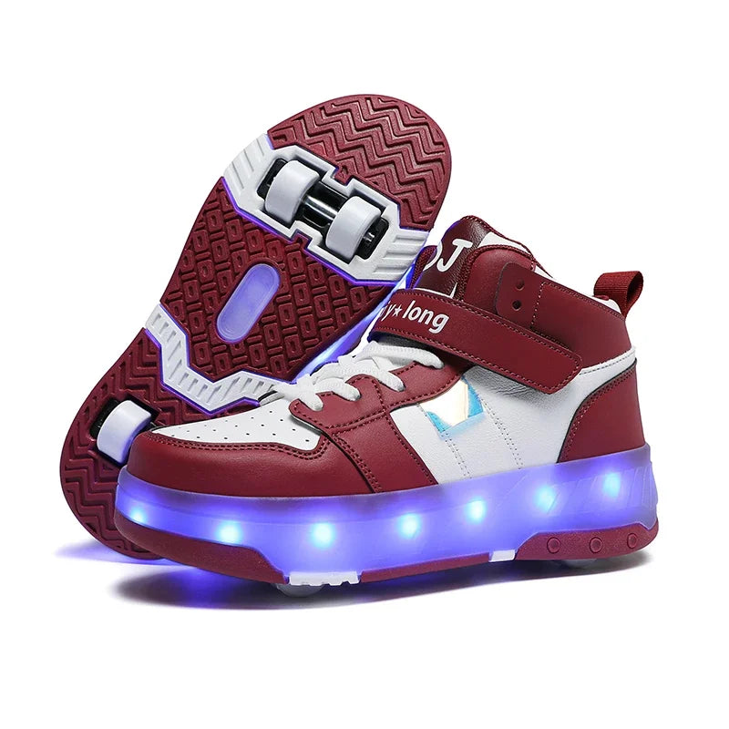 Roller Skates with Lights 4 Wheels
