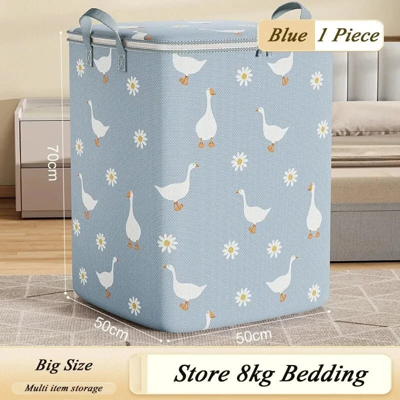 Bolsa organizadora de almacenamiento para artículos de primera necesidad, plegable, impermeable y de alta capacidad.