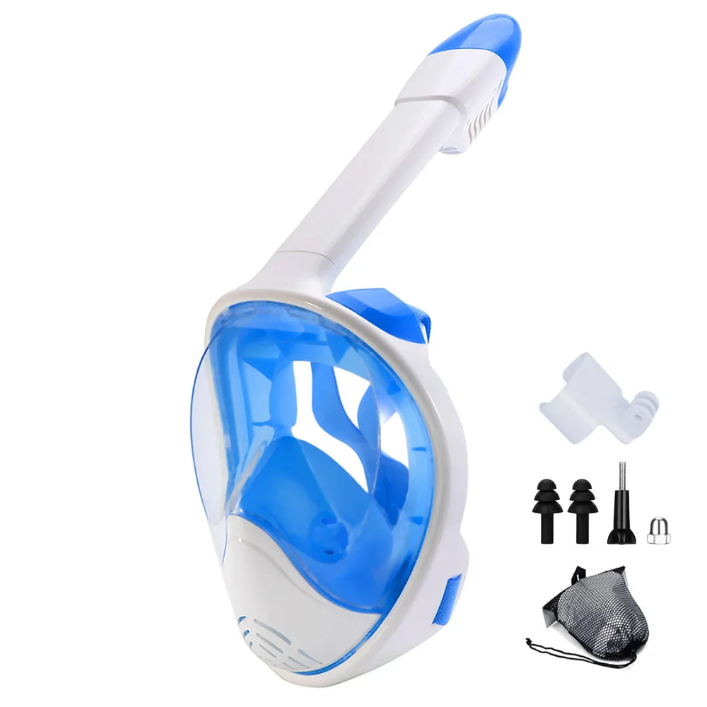 Mascara  para hacer Snorkel, con careta amplia.
