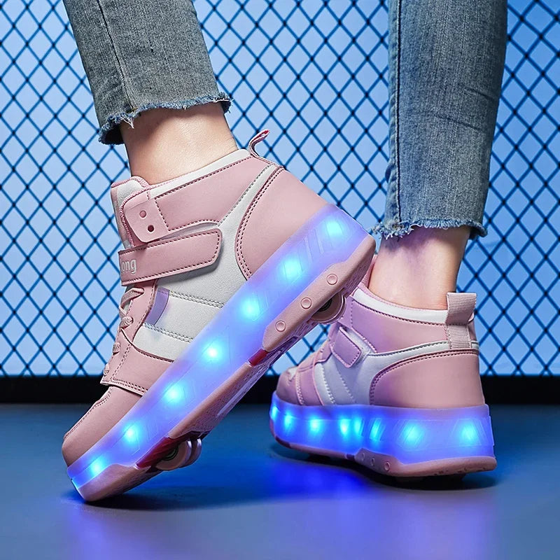 Roller Skates with Lights 4 Wheels
