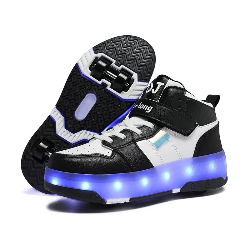 Roller Skates with Lights 4 Wheels