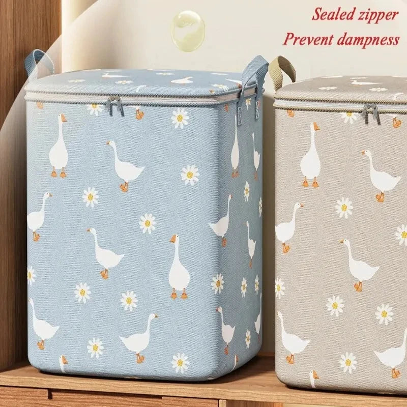 Bolsa organizadora de almacenamiento para artículos de primera necesidad, plegable, impermeable y de alta capacidad.